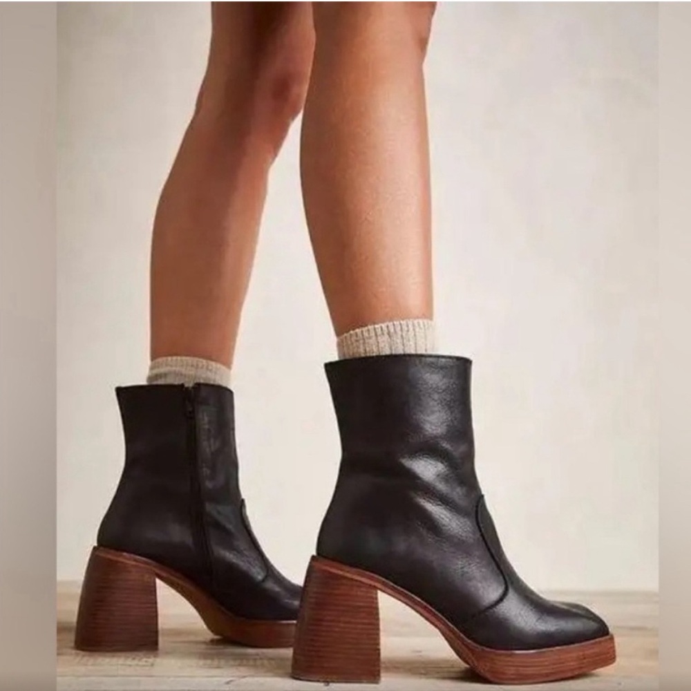 Free People Ruby Leather Bootie